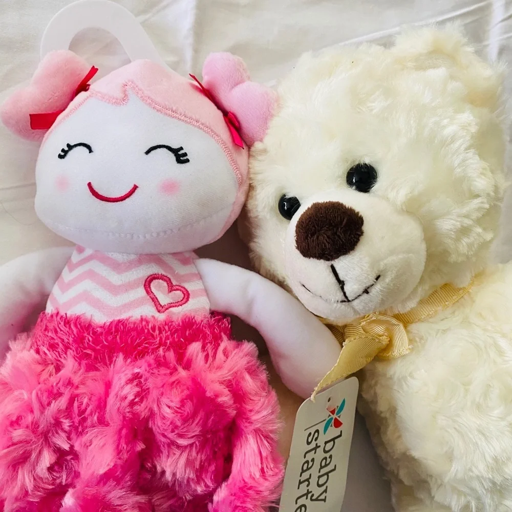 Teddy bear and dolly plush! ADORABLE!